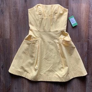 NWT Lilly Pulitzer yellow dress, size 0